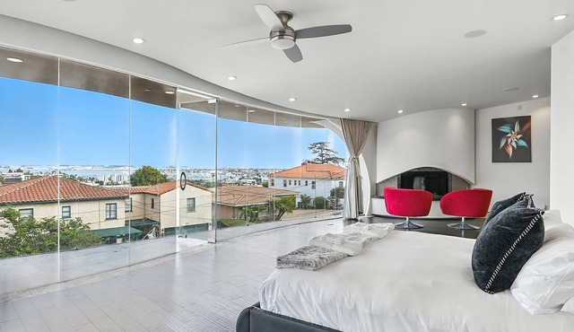 The Wave House | Custom Gem w/Panoramic Views, Fire Pit, BBQ, Pool Table & Wraparound Balconies