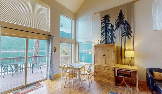 Wallowa Lakefront with a private dock, two decks