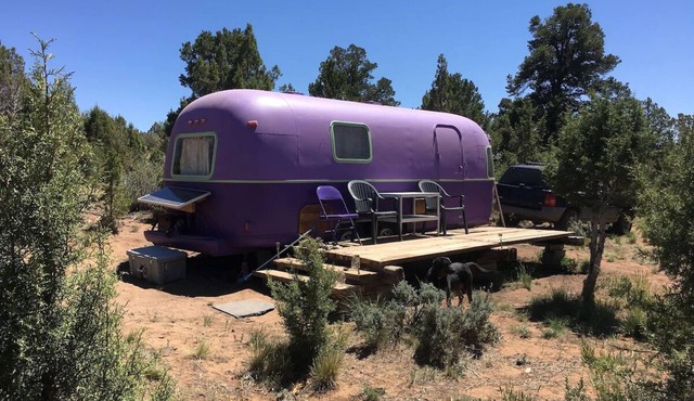 With its retro style, this unit offers a fun and comfortable escape.