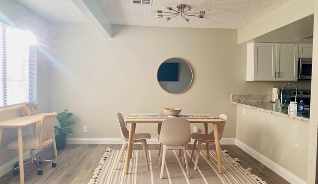 Work from home, 2 BR/2 BA midterm stay near hospitals, UNLV, LV strip, airport