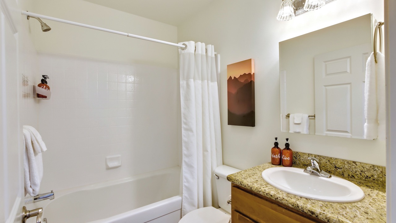 Photo of Bathroom in Downtown Leavenworth