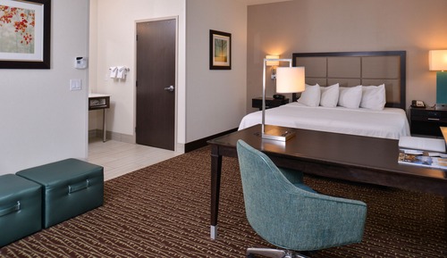 Studio, 1 King Bed, Refrigerator & Microwave