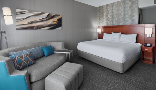 Room, 1 King Bed with Sofa bed, Hearing Accessible