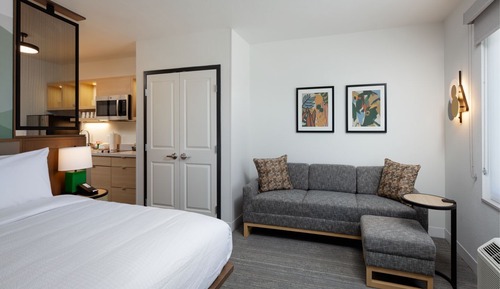 Studio, 1 King Bed with Sofa bed