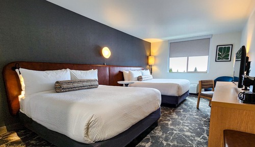 Deluxe Studio, 2 Queen Beds, City View