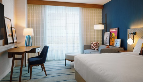 Room, 1 King Bed with Sofa bed (Hearing Accessible)