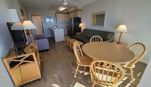 Apartment One Bedroom, 1 Queen and Sofa Bed, Kitchen, Ocean View 