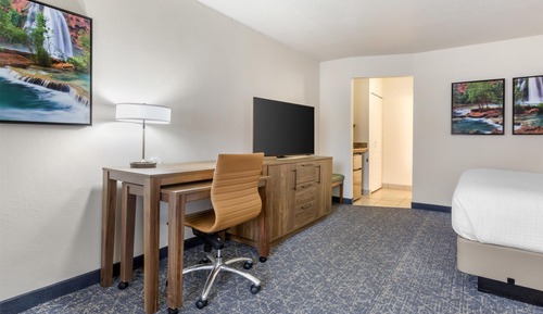 Suite, 1 King Bed, Non Smoking, Refrigerator & Microwave (Pet Friendly)