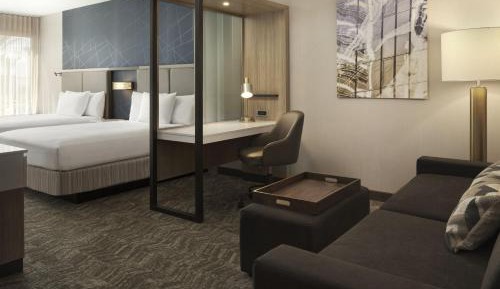 Queen Suite with Two Queen Beds and Trundle Sofa